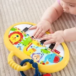 Set 3 Đồ Chơi Âm Nhạc, Lục Lạc, Đàn Piano Cho Bé Fisher Price -Music Maker Trio