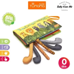 Sách vải đuôi động vật giáo dục sớm dành cho bé - TUMAMA Tail Cloth Book