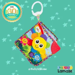 Đồ chơi treo cũi, xe đẩy sách vải cho bé khám phá - Lamaze Fun With Colors Book