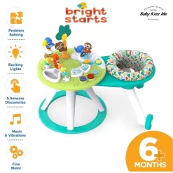 Alternative view of Xe Tập Đi Kiêm Bàn Chơi Cho Bé BRIGHT STARTS AROUND WE GO 2-IN-1 WALK-AROUND ACTIVITY CENTER & TABLE