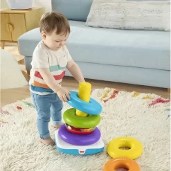 Alternative view of Đồ Chơi Tháp Vòng Xếp Chồng Khổng Lồ Màu Sắc - Fisher Price Giant Rock-a-Stack