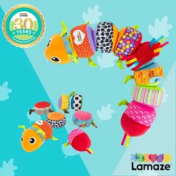 Đồ chơi lắp ghép chú sâu màu sắc cho bé - Lamaze Mix and Match Caterpillar