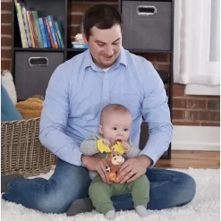 Alternative view of Lục Lạc Cầm Tay Kèm Gặm Nướu An Toàn Cho Bé - Lamaze Mortimer Moose Multicolor Rattle Multi
