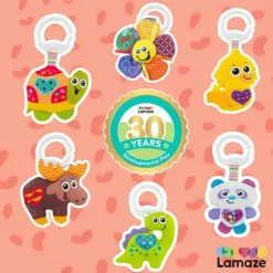 Treo Nôi Cũi, Xe Đẩy Lamaze Littles Animals Kích Thích Phát Triển Đa Giác Quan Và Vận Động Cho Bé