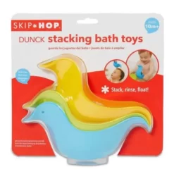 Set 3 đồ chơi nhà tắm vịt con cho bé , chất lượng an toàn SKip Hop - Dunck Stacking bath toys