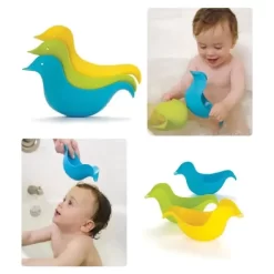 Alternative view of Set 3 đồ chơi nhà tắm vịt con cho bé , chất lượng an toàn SKip Hop - Dunck Stacking bath toys