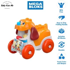 Xếp hình khối chú chó đáng yêu cho bé , thương hiệu cao cấp - Mega Bloks Pull-Along Puppy