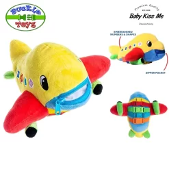 Đồ Chơi Khám Phá Kỹ Năng - Vận Động Tinh Montessori Cho Bé - Buckle Toys Bolt Airplane