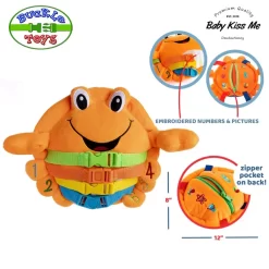 Đồ Chơi Khám Phá Kỹ Năng - Vận Động Tinh Montessori Cho Bé - Buckle Toys Barney Crab