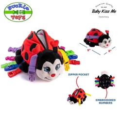 Đồ Chơi Khám Phá Kỹ Năng - Vận Động Tinh Montessori Cho Bé - Buckle Toys Becky Ladybug