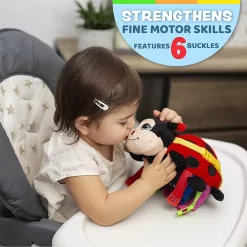 Alternative view of Đồ Chơi Khám Phá Kỹ Năng - Vận Động Tinh Montessori Cho Bé - Buckle Toys Becky Ladybug