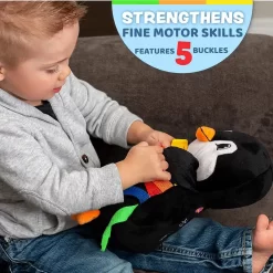 Alternative view of Đồ Chơi Khám Phá Kỹ Năng - Vận Động Tinh Montessori Cho Bé - Buckle Toys "Blizzard" Penguin