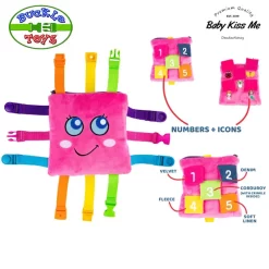 Đồ Chơi Khám Phá Kỹ Năng - Vận Động Tinh Montessori Cho Bé - Buckle Toys Bella Square