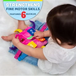 Alternative view of Đồ Chơi Khám Phá Kỹ Năng - Vận Động Tinh Montessori Cho Bé - Buckle Toys Bella Square