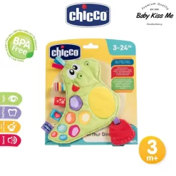 Đồ chơi tương tác sờ cảm giác kích thích phát triển các giác quan - Chicco Dino Arthur Tactile
