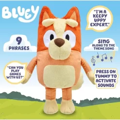 Đồ Chơi Thú Nhồi Bông Cao Cấp Phát Nhạc Bluey - Bingo Cho Bé