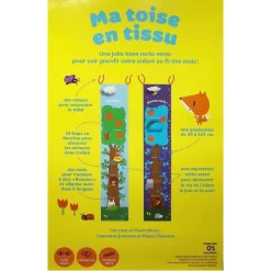 Đồ chơi tương tác cây thước đo chủ đề ngày và đêm cho bé - Thương hiệu Tourbillon Pháp - Ma Toise En Tissu