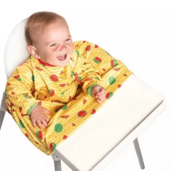 Alternative view of Áo yếm ăn dặm blw chống thấm cao cấp cho bé Bibado High Chair Cover All Bib - Anh Quốc