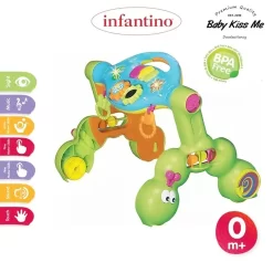 Alternative view of Kệ Đồ Chơi Chữ A Đa Năng 3in1 Kiêm Bàn Tập Đứng , Xe Tập Đi Bkids - Infantino - Grow With Me 3in1 Fun Gym Walker