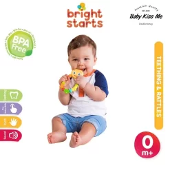 Alternative view of Gặm Nướu Đồ Chơi Kèm Lục Lạc Tập Cầm Nắm Chất Liệu An Toàn Cho Bé - Bright Starts
