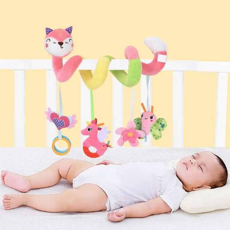 Quấn cũi xe đẩy đồ chơi tương tác cho bé phát triển giác quan - Tony Lvee